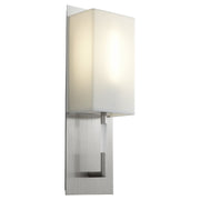 Epoch Acrylic Shade LED Wall Sconce in Satin Nickel