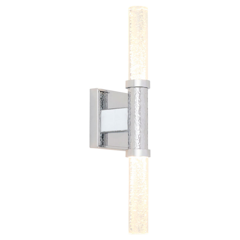 Monet 2 Light LED Wall Sconce in Polished Chrome