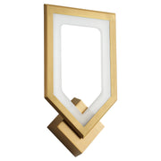Aegis LED Wall Sconce in Aged Brass