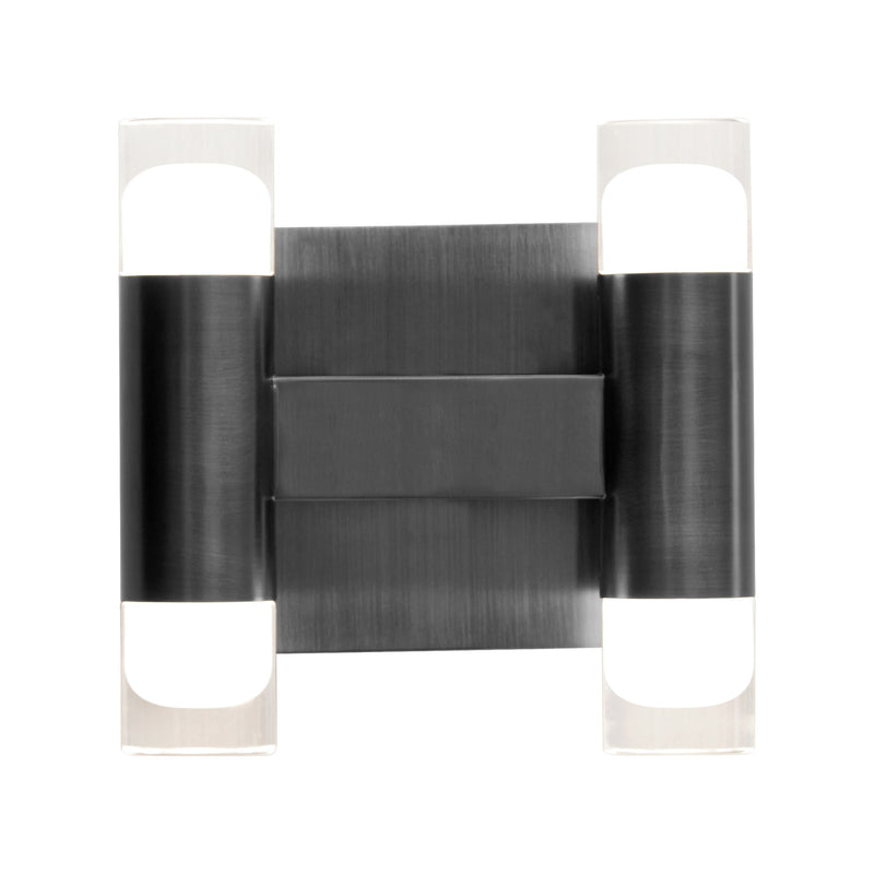 Alarum 4 Light LED Wall Sconce in Black