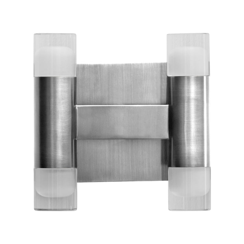 Alarum 4 Light LED Wall Sconce in Satin Nickel