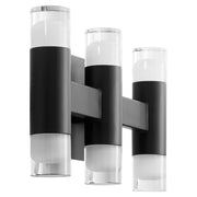 Alarum 6 Light LED Vanity Light in Black