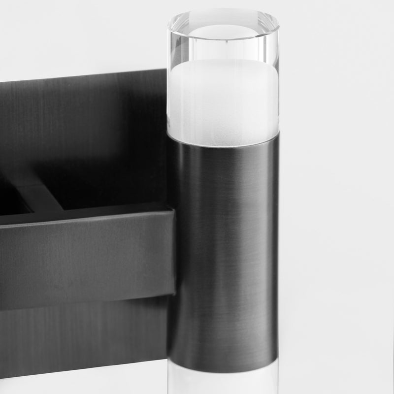 Alarum 6 Light LED Vanity Light in Black