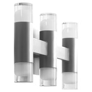 Alarum 6 Light LED Vanity Light in Satin Nickel
