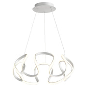 Cirro 22" LED Pendant in Silver Graphite