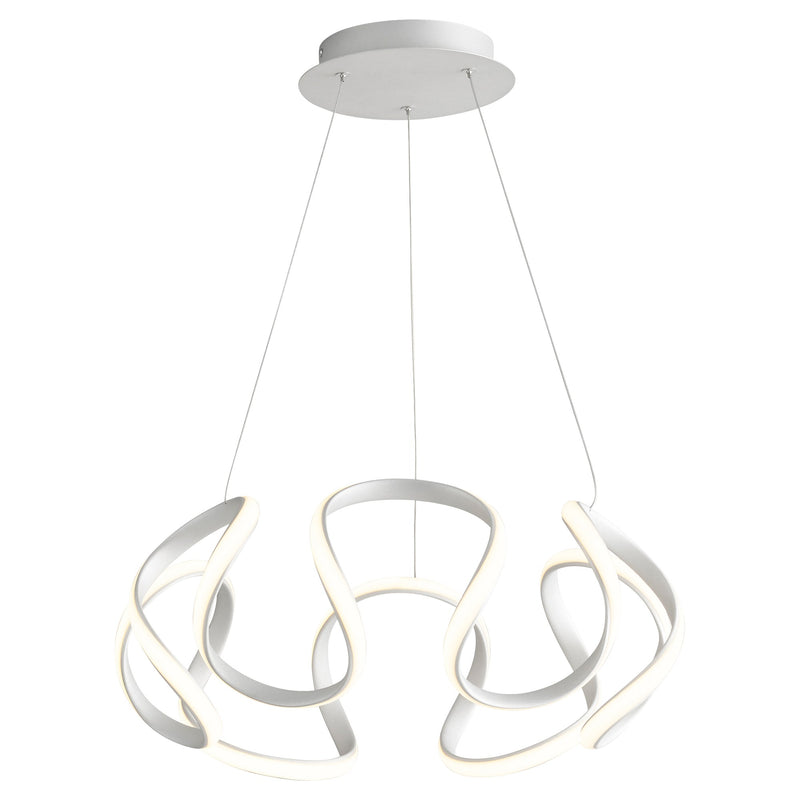 Cirro 22" LED Pendant in Silver Graphite