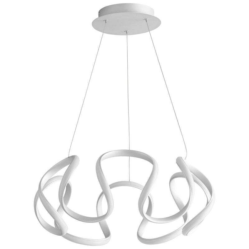 Cirro 22" LED Pendant in Silver Graphite