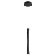Sabre 1 Light LED Mini Pendant in Black