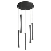 Sabre 5 Light LED Pendant in Black
