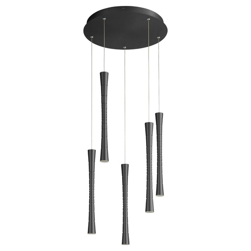 Sabre 5 Light LED Pendant in Black