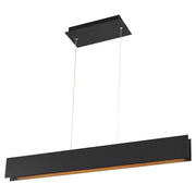 Brio 36" LED Linear Pendant in Black