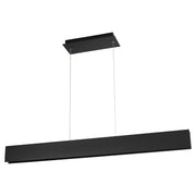 Brio 46" LED Linear Pendant in Black