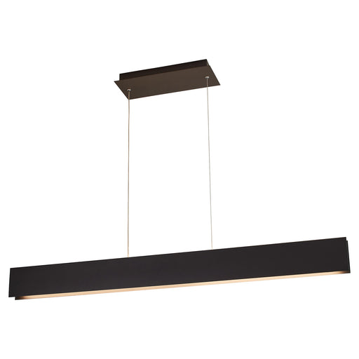 Brio 46" LED Linear Pendant in Black