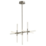 Tali 11 Light LED Chandelier in Satin Nickel
