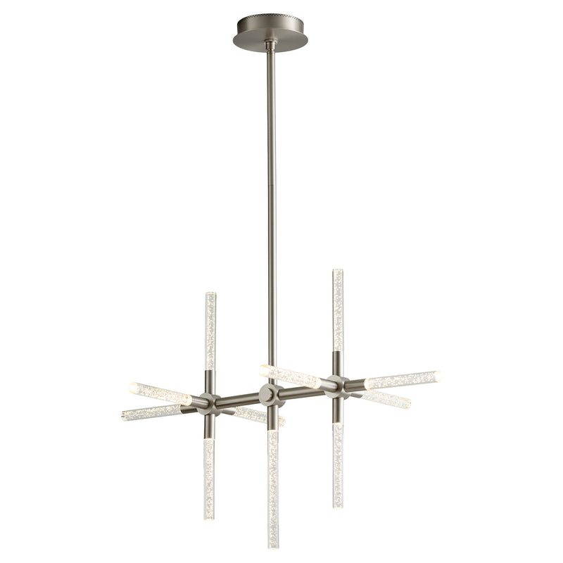 Tali 11 Light LED Chandelier in Satin Nickel