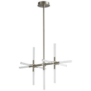 Tali 11 Light LED Chandelier in Satin Nickel