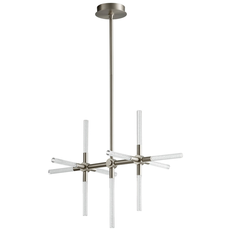 Tali 11 Light LED Chandelier in Satin Nickel