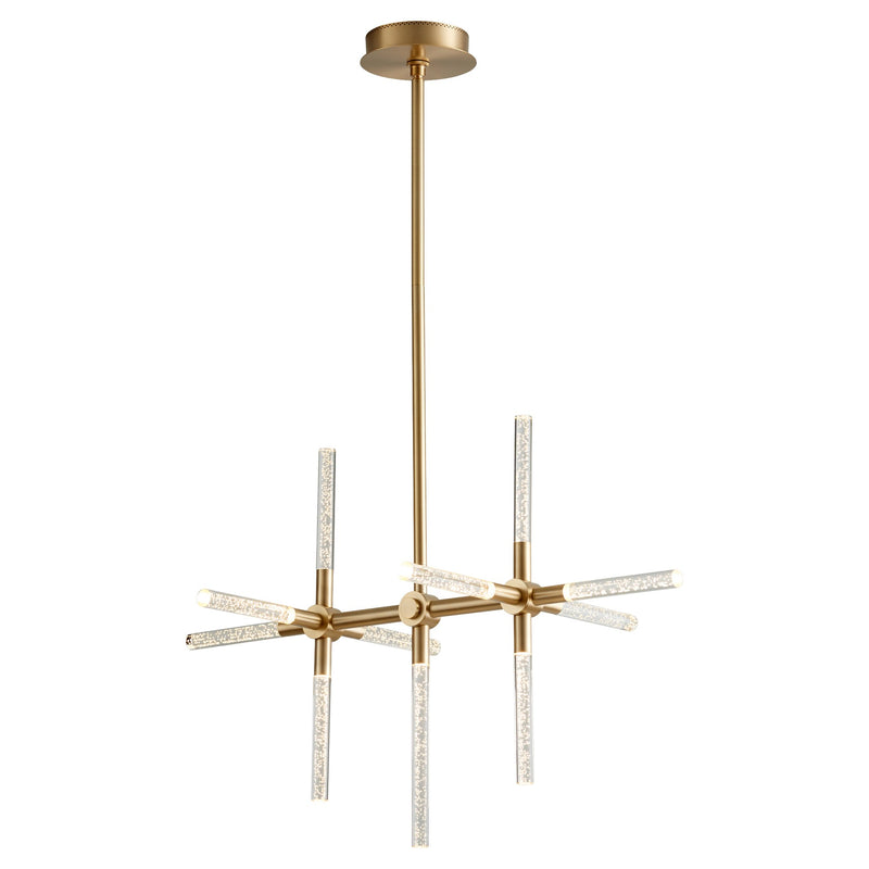 Tali 11 Light LED Chandelier in Aged Brass