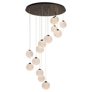 Axiom 15 Light LED Pendant in Black