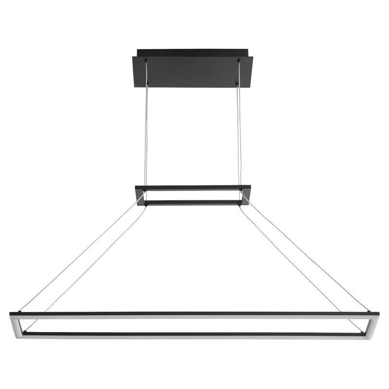 Xanni 35" LED Linear Pendant in Black