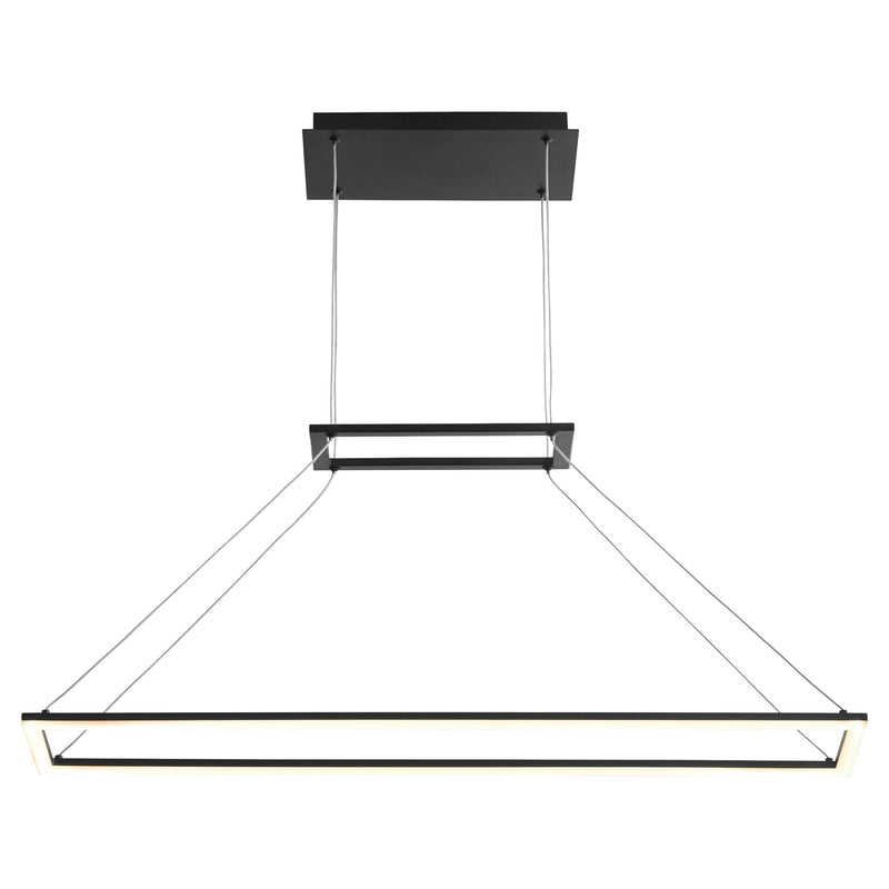 Xanni 35" LED Linear Pendant in Black