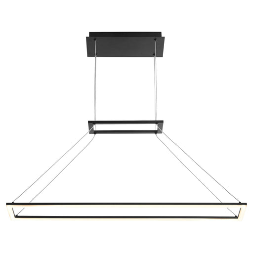 Xanni 35" LED Linear Pendant in Black