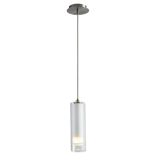 Gratis LED Mini Pendant in Satin Nickel