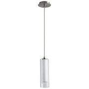 Gratis LED Mini Pendant in Satin Nickel