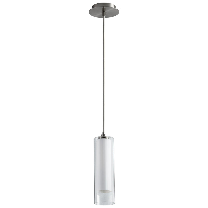 Gratis LED Mini Pendant in Satin Nickel