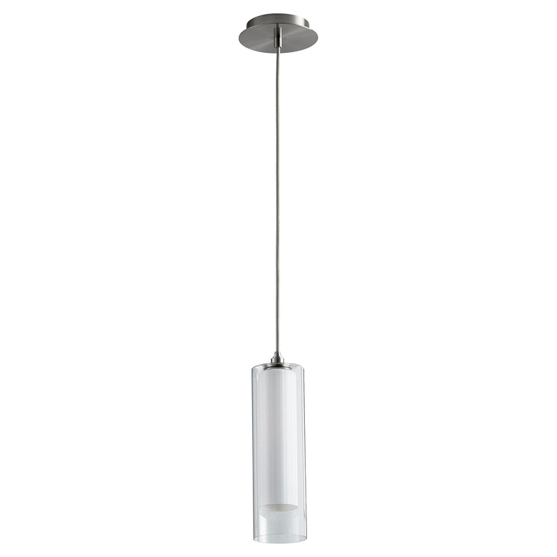 Gratis LED Mini Pendant in Satin Nickel