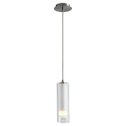 Gratis LED Mini Pendant in Satin Nickel