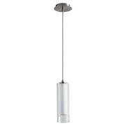 Gratis LED Mini Pendant in Satin Nickel
