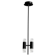 Alarum 4 Light LED Pendant in Black