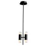 Alarum 4 Light LED Pendant in Black