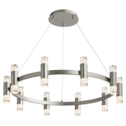 Alarum 20 Light LED Chandelier in Black