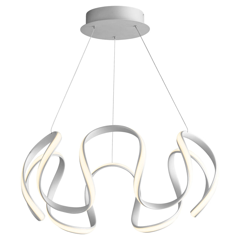 Cirro 28" LED Pendant in Silver Graphite