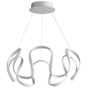 Cirro 28" LED Pendant in Silver Graphite