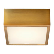 Pyxis 5" LED Flush Mount in Aged Brass
