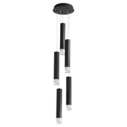 Alarum 5 Light LED Pendant in Black