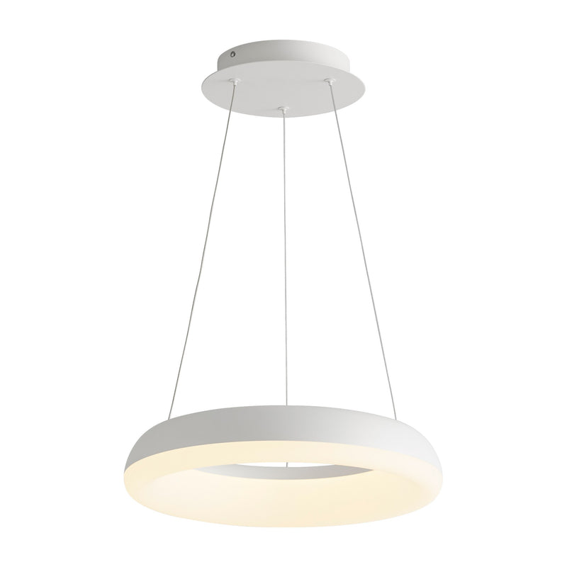 Roswell 16" LED Pendant in White