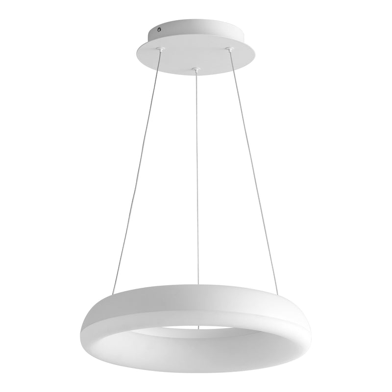 Roswell 16" LED Pendant in White