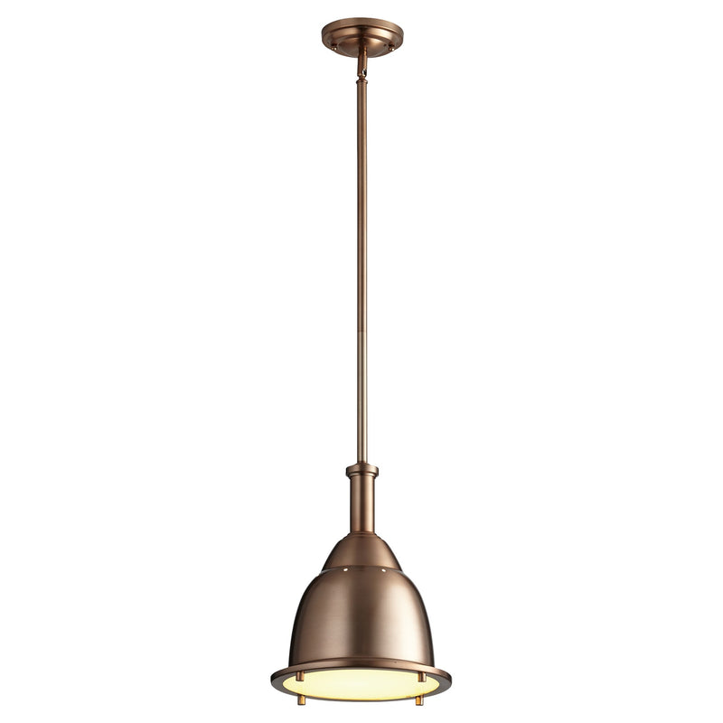Ruvo 1 Light Pendant in Satin Copper