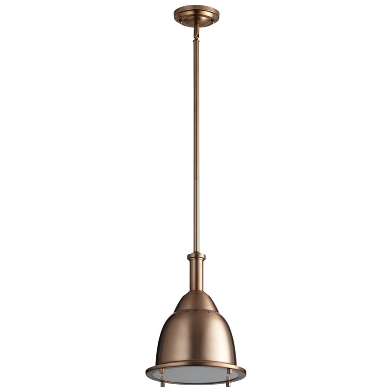 Ruvo 1 Light Pendant in Satin Copper
