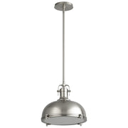 Vida 1 Light Pendant in Satin Nickel