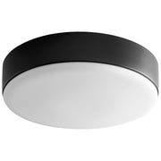 Journey 14" LED Glass Ceiling Mount in Black