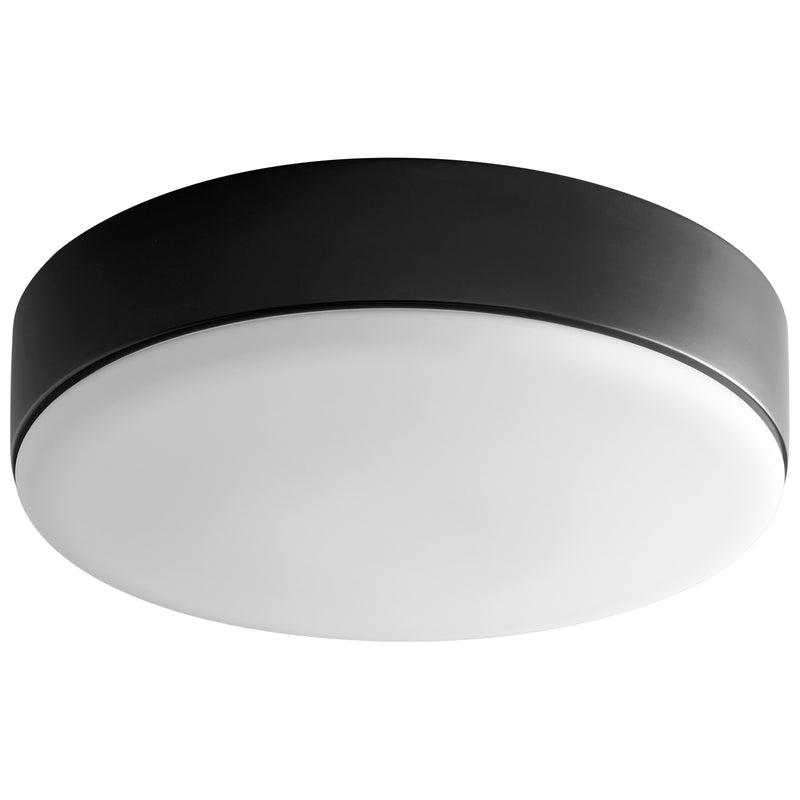 Journey 14" LED Glass Ceiling Mount in Black