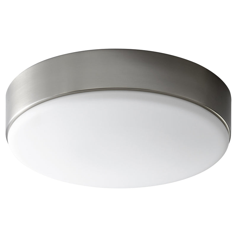 Journey 14" LED Glass Ceiling Mount in Satin Nickel