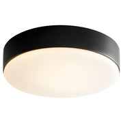 Journey 14" LED Glass Ceiling Mount in Black