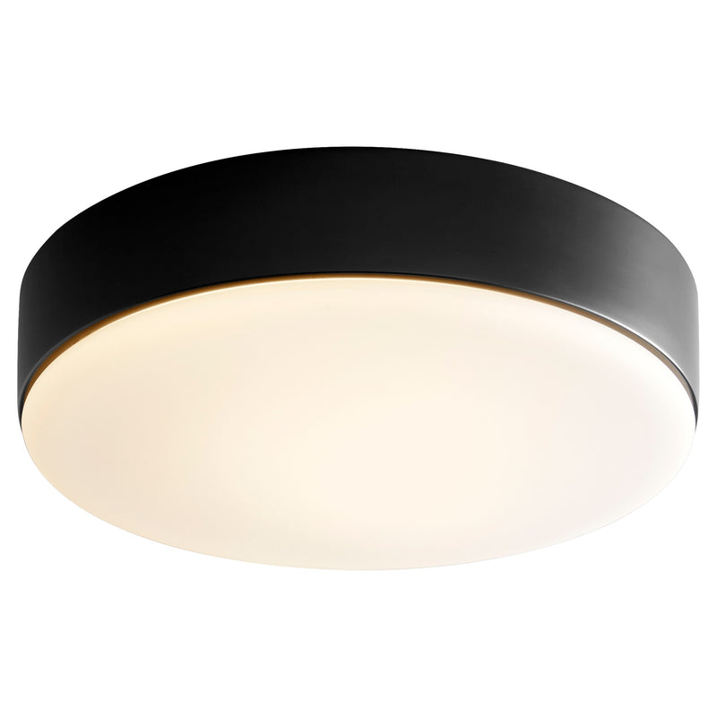 Journey 14" LED Glass Ceiling Mount in Black