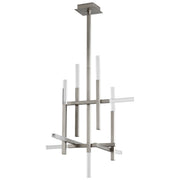 Atlantis 9 Light Chandelier in Satin Nickel